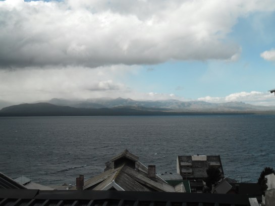 View from our hostel window