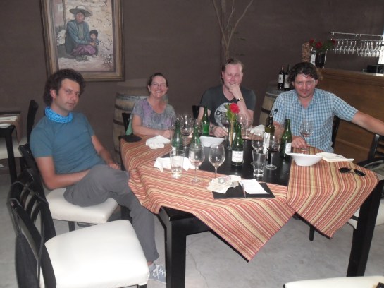 Lunch with Joro, Moni, Lawrence, and Martín