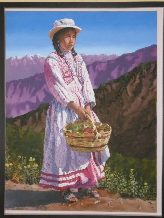 Representative painting, and people actually did dress like this, but we did not want to take pictures of them.