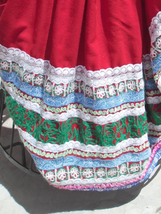 Detail from skirt border.