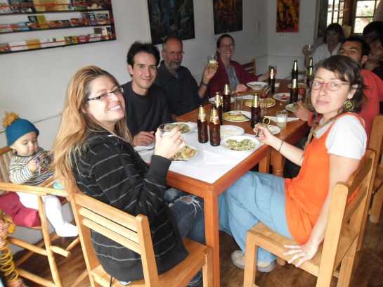 Toinette and Margarita, along with Carlos and us