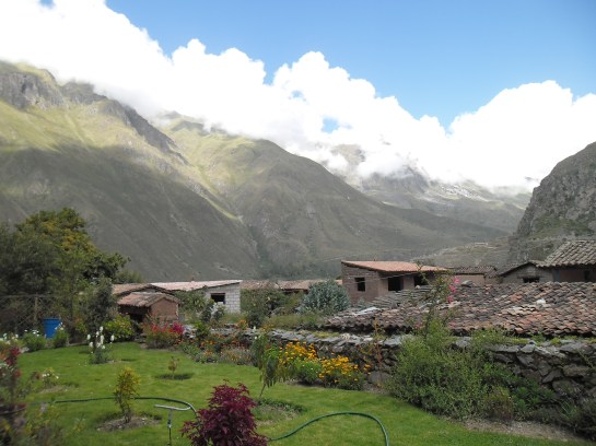 One of the views, clouds and mountains