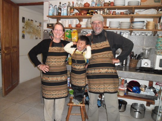 Samir would help us with breakfast sometimes