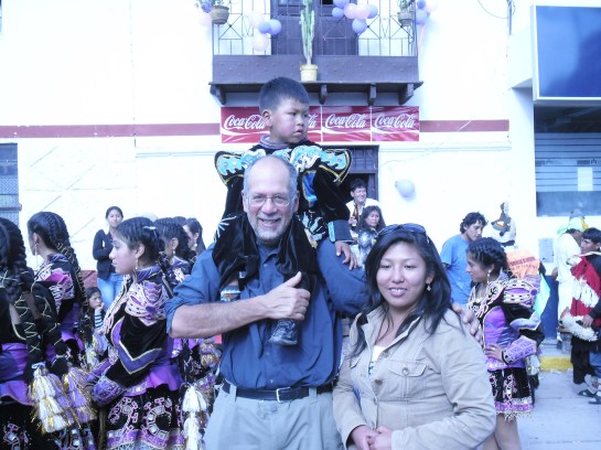 Here we are with Ruth´s son Samir, and her sister Sylvia.