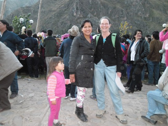 Monica and Karina, with little Mayu Rumi